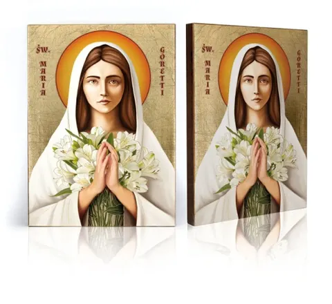 Ikona z certyfikatem Święta Maria Goretti