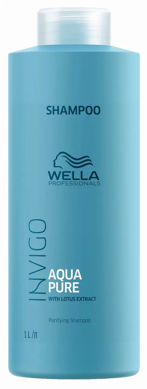 WELLA INVIGO AQUA PURE szampon oczyszczający 1000ml