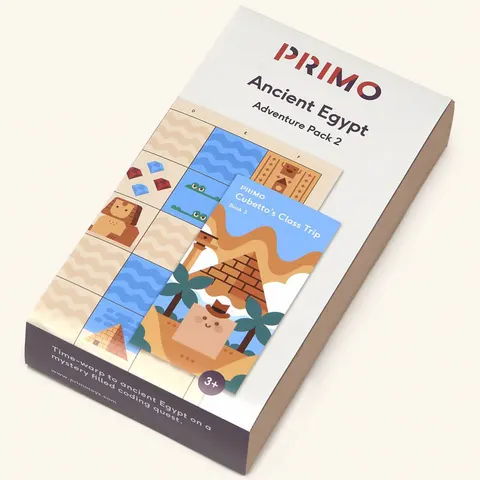 Mapa przygody starożytnego Egiptu Primo - Cubetto