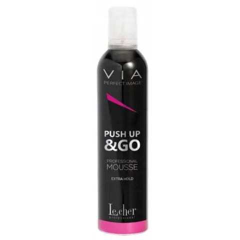 LECHER VIA PUSH UP & GO pianka do włosów extra mocna 400ml