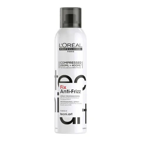 Loreal professionnel tecni.art fix anti-frizz spray mocno utrwalający, chroniący włosy przed puszeniem się, 250ml