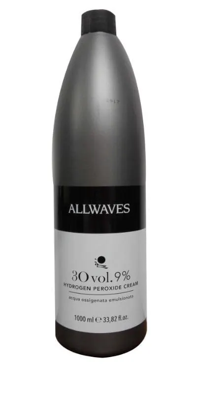 Allwaves emulsja utleniająca 30vol oxydant 9% 1000ml