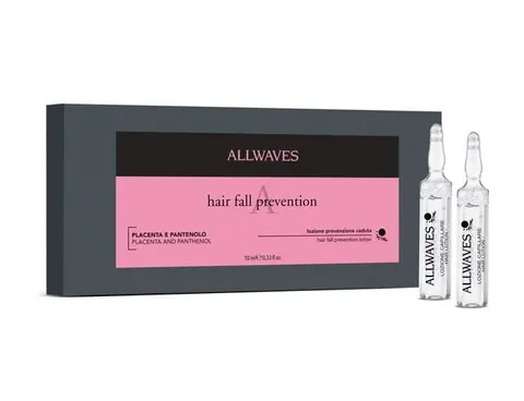 Allwaves lotion zapobiegający wypadaniu włosów z placentą i pantenolem, ampułki, 12x10ml