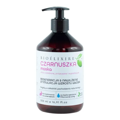 Bioelixire czarnuszka maska regenerująca do włosów, 500ml