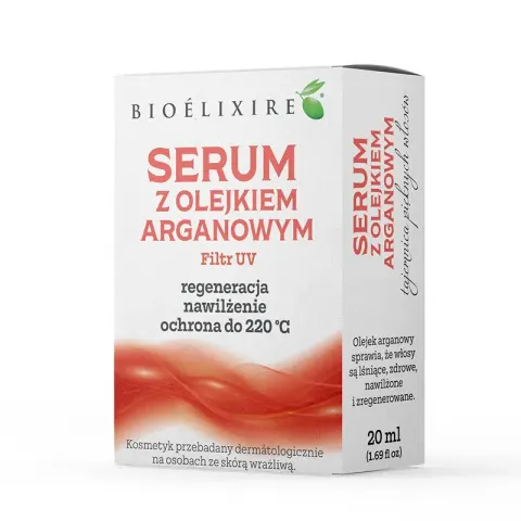 Bioelixire serum do włosów z olejkiem arganowym z filtrem uv 20 ml