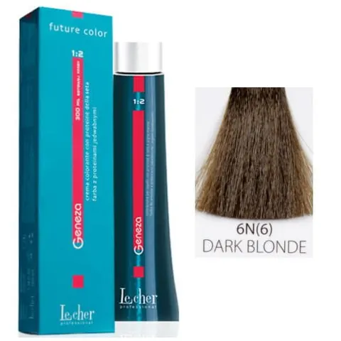 Lecher Geneza farba do włosów 6N (6) - ciemny blond 100ml