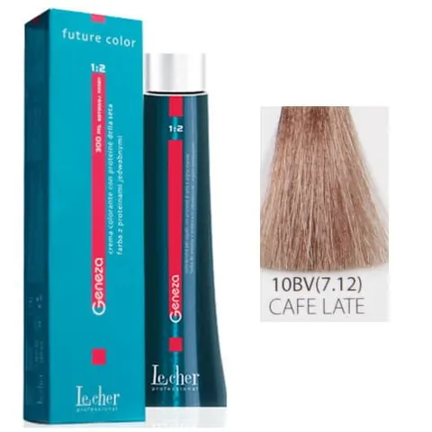 Lecher Geneza farba do włosów 10BV (7.12) - kawa latte 100ml