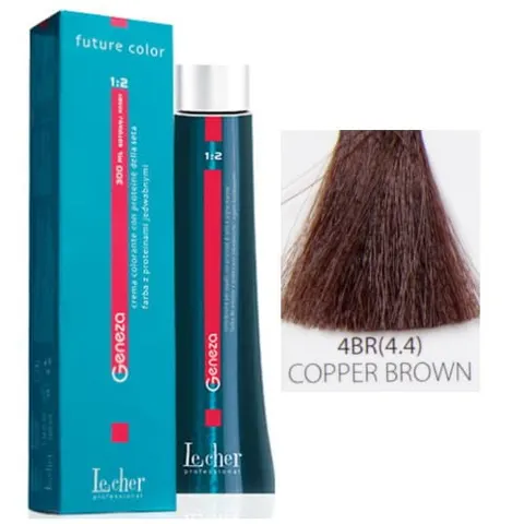 Lecher Geneza farba do włosów 4BR (4.4) - kasztan miedziany 100ml