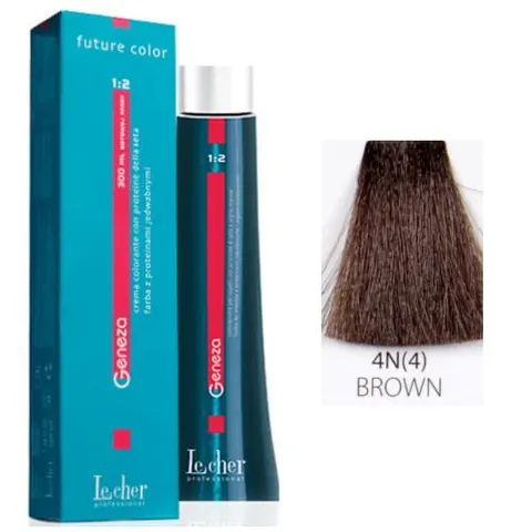Lecher Geneza farba do włosów 4N (4) - kasztan 100ml