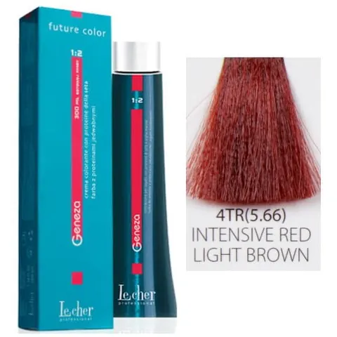 Lecher Geneza farba 4TR (5.66) - jasny kasztan intensywnie czerwony 100ml