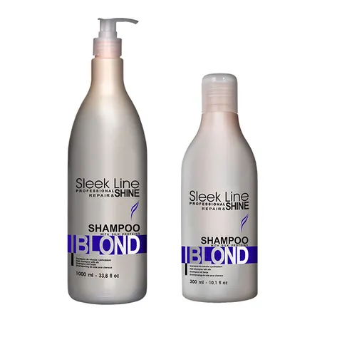 Stapiz Sleek Line Blond Silver szampon do włosów blond, siwych i rozjaśnianych 1000ml