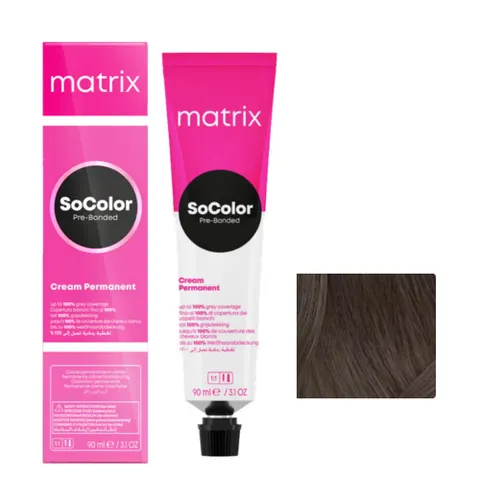 Matrix SoColor Pre-Bonded 4N farba do włosów Średni Brąz Neutralny 90ml
