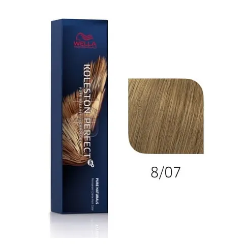 Wella Koleston Perfect ME+ 8/07 farba do włosów 60ml