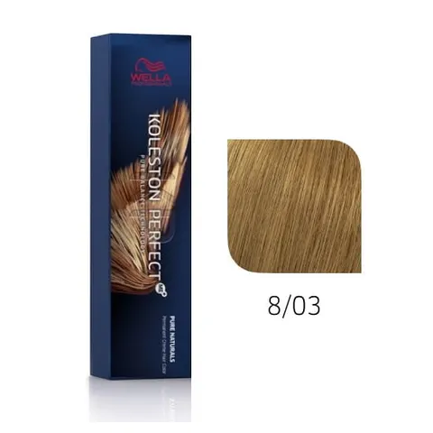 Wella Koleston Perfect ME+ 8/03 farba do włosów 60ml