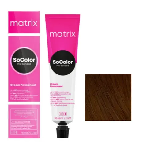Matrix SoColor Pre-Bonded 6NW farba Neutralny Ciepły Ciemny Blond 90ml