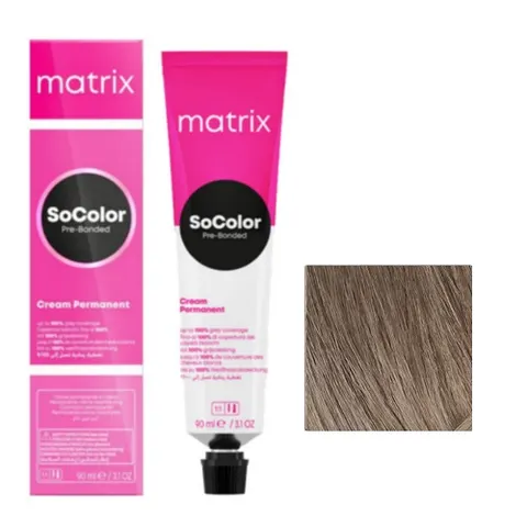 Matrix SoColor Pre-Bonded 8NA farba Jasny Blond Naturalny Popielaty 90ml