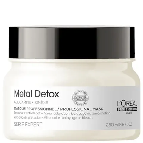 Loreal Metal Detox maska po koloryzacji oraz dekoloryzacji z glikoaminą 250ml