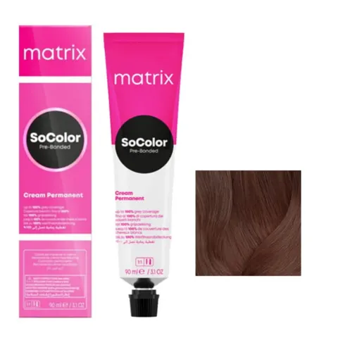 Matrix SoColor Pre-Bonded 6M farba Ciemny Blond Mokka 90ml