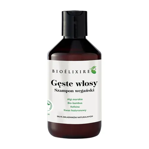 Bioelixire gęste włosy szampon do włosów wegański, 300ml