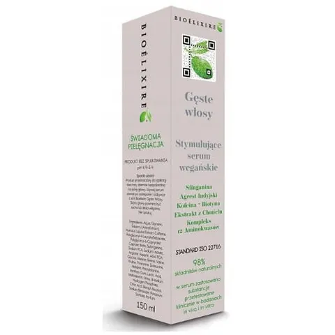 Bioelixire Gęste Włosy stymulujące serum wegańskie 150ml