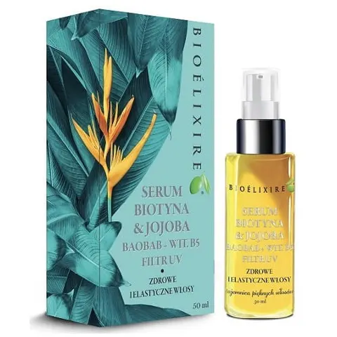 Bioelixire olejek serum Biotyna & Jojoba + filtr UV 50ml