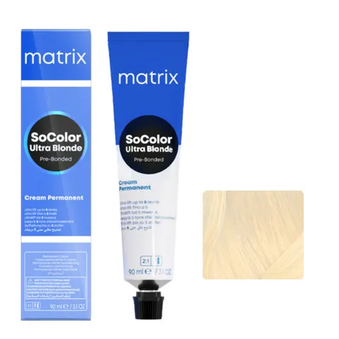 Matrix SoColor Pre-Bonded UL-V+ rozjaśniająca farba Ultra Blond Fioletowy+ 90ml