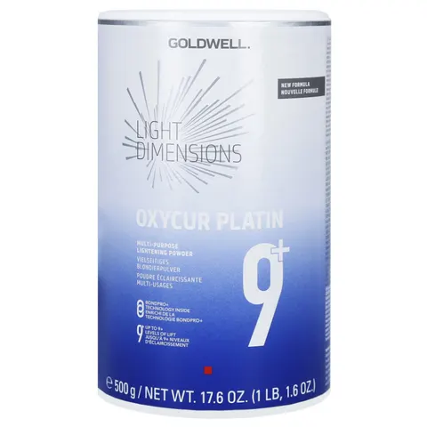 Goldwell Light Dimension Oxycur Platinum 9+ bezpyłowy rozjaśniacz 500g