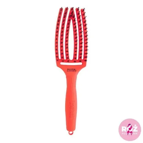 Olivia Garden Fingerbrush Orange Neon Amazonki szczotka z włosiem dzika