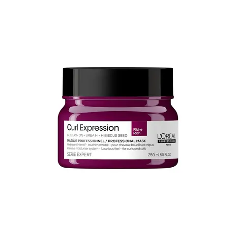 Loreal professionnel curl expression rich, intensywnie nawilżająca bogata maska do włosów kręconych i falowanych, 250ml