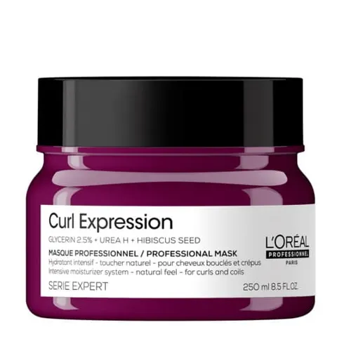 Loreal professionnel curl expression, nawilżająca maska do włosów kręconych i falowanych, 250ml