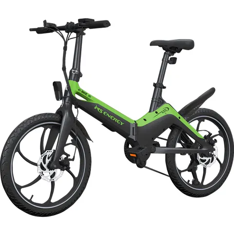 MS Energy i10 black green - Rower elektryczny
