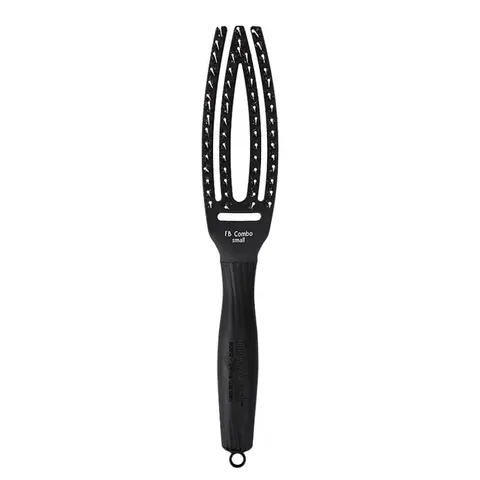 Olivia garden fingerbrush combo black, szczotka z włosiem z dzika, small