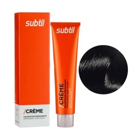 Ducastel Subtil Creme farba do włosów w kremie 1 Noir czarny 60ml
