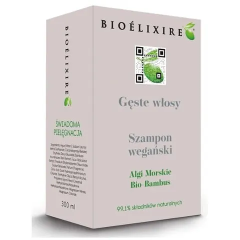 Bioelixire Gęste Włosy płyn suplement diety syrop 300ml