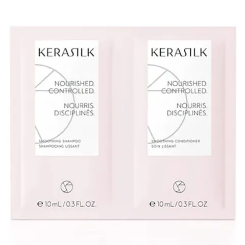 Kerasilk Smoothing szampon i odżywka wygładzające saszetka 2x10ml
