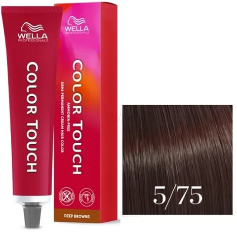 Wella Color Touch 5/75 Profesjonalna Farba do Włosów bez amoniaku 60ml