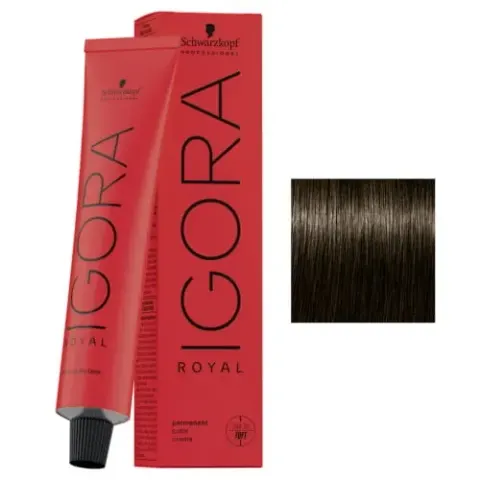 Schwarzkopf Igora Royal 4-0 Naturalny średni brąz Profesjonalna farba do włosów 60ml