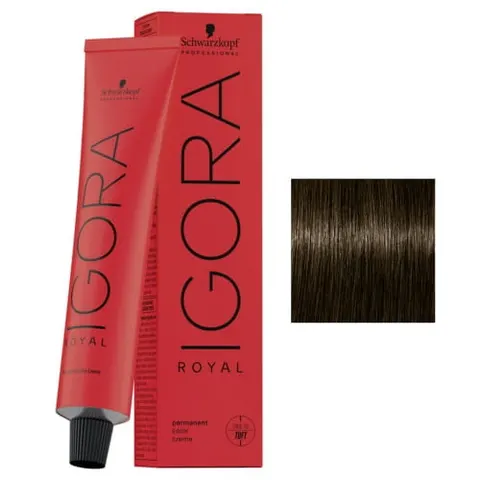 Schwarzkopf Igora Royal 5-00 Jasny brąz extra Profesjonalna farba do włosów 60ml
