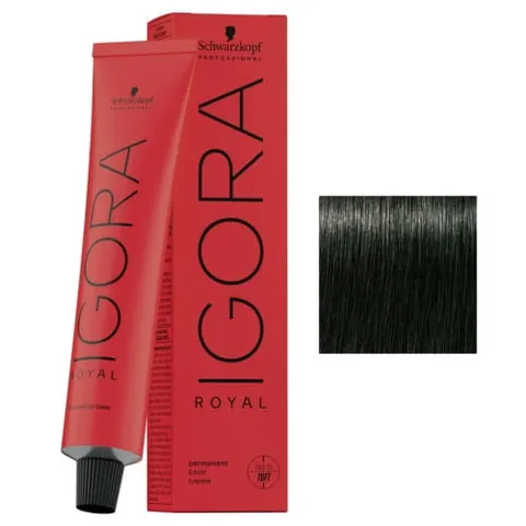 Schwarzkopf Igora Royal 5-4 Jasny brąz beżowy Profesjonalna farba do włosów 60ml