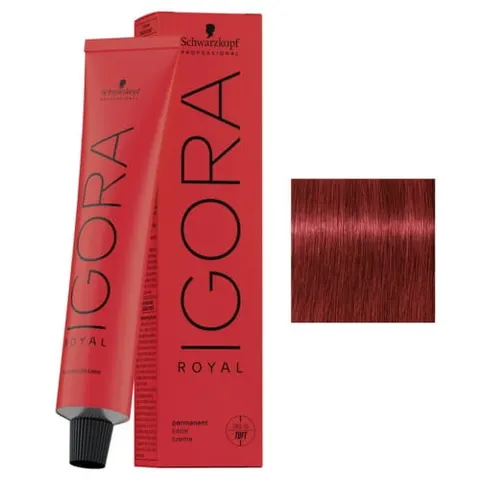 Schwarzkopf Igora Royal 6-88 Ciemny Blond Czerwony Profesjonalna farba do włosów 60ml