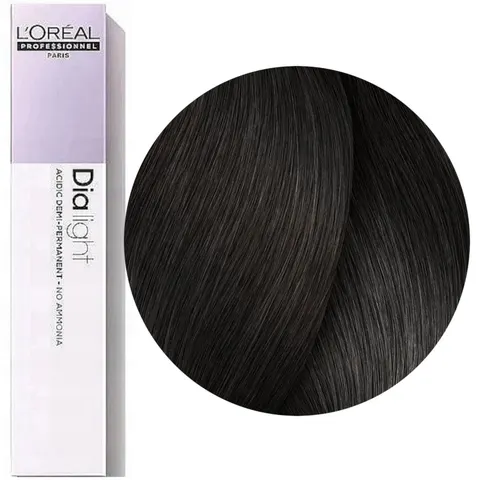 Loreal Dia Light 5.11 Jasny brąz popielaty głęboki Profesjonalna koloryzacja ton w ton 50ml