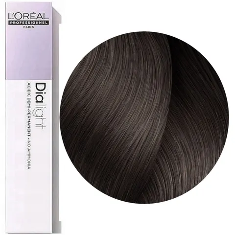 Loreal Dia Light 7.12 Blond popielato-opalizujący Profesjonalna koloryzacja ton w ton 50 ml