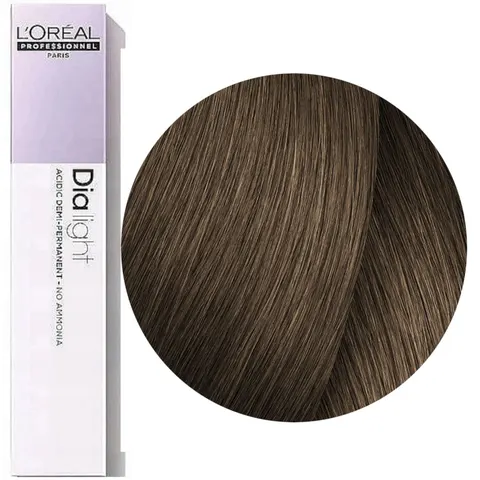 Loreal Dia Light 7.8 Blond mokka Profesjonalna koloryzacja ton w ton 50 ml