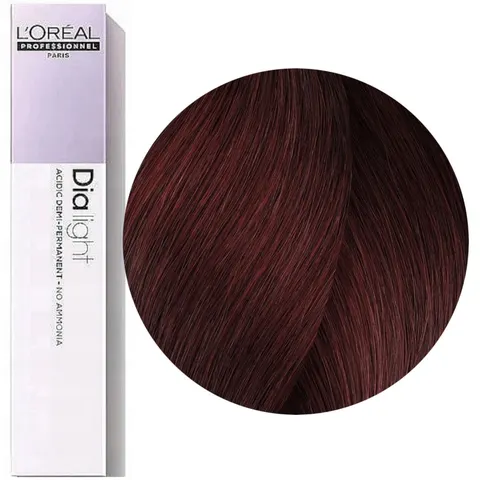 Loreal Dia Light 5.66 Jasny brąz czerwony głęboki Profesjonalna koloryzacja ton w ton 50ml