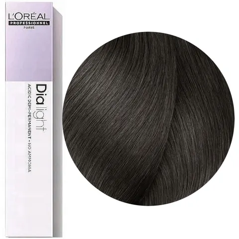 Loreal Dia Light 5 Jasny brąz Profesjonalna koloryzacja ton w ton 50ml