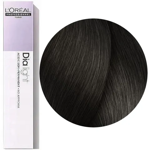 Loreal Dia Light 6.1 Ciemny blond popielaty Profesjonalna koloryzacja ton w ton 50ml