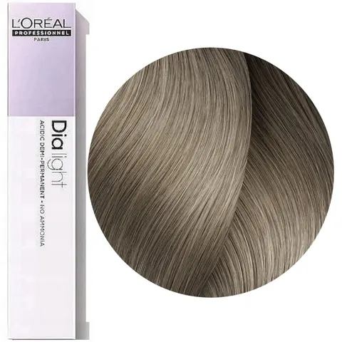 Loreal Dia Light 9.11 Bardzo jasny blond popielaty głęboki Profesjonalna koloryzacja ton w ton 50 ml