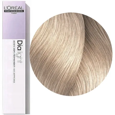 Loreal Dia Light 10.02 Jasny perłowy blond Profesjonalna koloryzacja ton w ton o odczynie kwasowym 50ml
