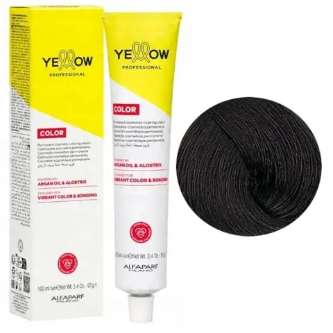 Yellow Profesjonalna farba 4.1 do włosów z olejkiem arganowym 100ml