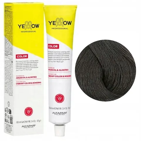 Yellow Profesjonalna farba 4 cool do włosów z olejkiem arganowym 100ml